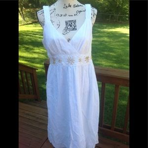 NWT Signature fully lined eyelet summer dress